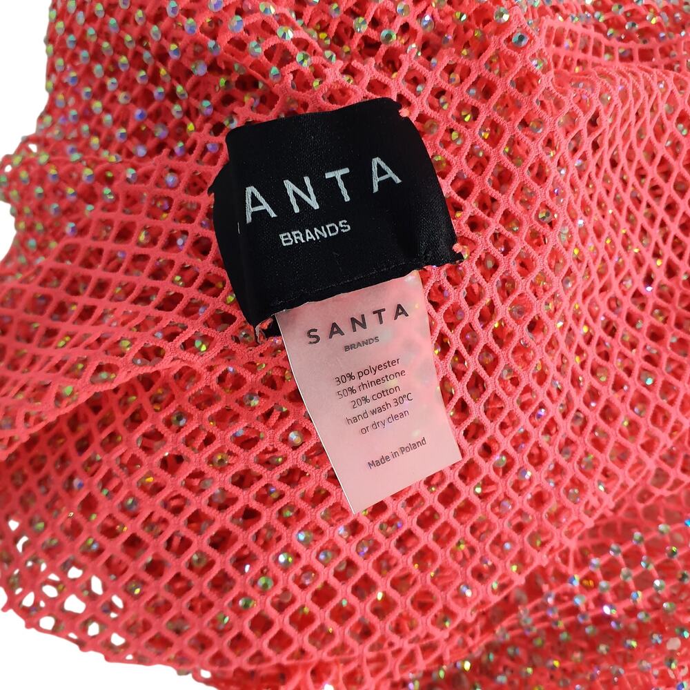 Santa Brands Rhinestone Pink Raspberry Sydney Dress OS - Picture 4 of 4